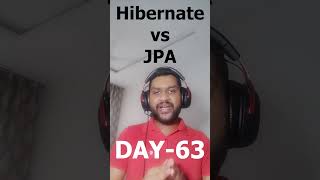 What is the difference between Hibernate and JPA? #java #interview #interviewtips