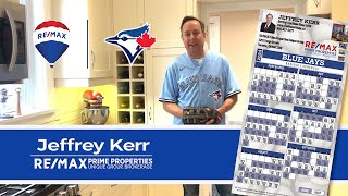 Jeffrey Kerr With RE/MAX Is Giving Away Free Toronto Blue Jays 2024 Schedule Fridge Magnets!