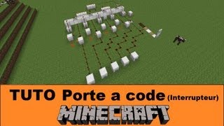 [TUTO] Porte a code avec interrupteur - Minecraft FR