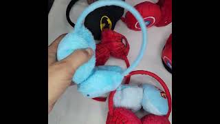 KIDS SUPERHERO WINTER WARM EARMUFFS MULTICOLOUR