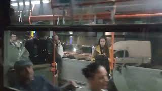 Autobuzul Mercedes Benz Citaro Euro 4 #4796 pe linia 232 parasind statia Piata Sudului