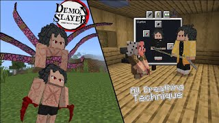 This Demon Slayer Addon Is AMAZING | Demon Slayer Addon/Mod For Minecraft PE! | (1.20.51)