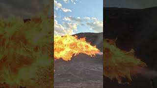 Homemade flame thrower #redneck #youtube #shorts #havingfun #viral