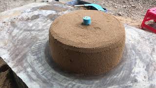 How to make beautiful bonsai pot With cement