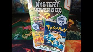 Pokemon Mystery Power Box Holiday Edition 2022 opening