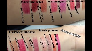 Swatch rossetti avon/Swatch avon lipsticks part 1