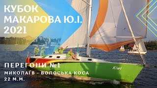 Миколаїв-Волоська коса. Перегони 1. Регата "Кубок Макарова Ю.І. 2021". .