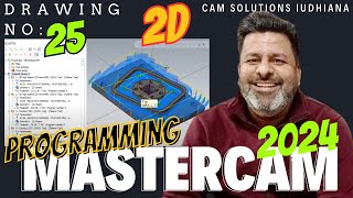 Mastercam 2023-2024 Tutorials | Mastercam Practice Drawings MASTERCAM PRACTICE