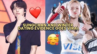 Winter dating Sungchan ? 🤔 fans debunk rumors #winter #aespa #aespawinter #riize #seungchan #dating