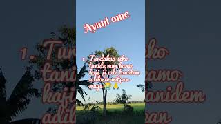 Ayani ome youtube channel