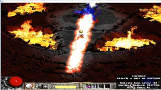 Diablo 2 Sorceress full cham vs all strongest Bosses Fury Within