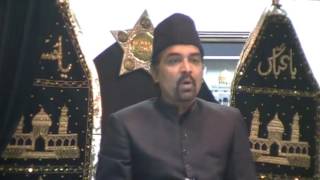 Molana Syed Saghir Abid Rizvi reciting 7th Muharram Majlis