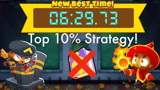 Btd6 Race Haunting the Bloons in 6:29.73 Top 10% Strat Without Mk or Hero!