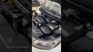 Мойка мотора KiaRio.Деликатная очистка подкапотного пространства от Clean Car Russia