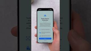 iPhone Stolen Device Protection Feature #iphonefeatures #ios17features #techshorts
