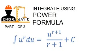 Integral Calculus: Power Rule Part 1 of 2 (Filipino, English)