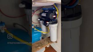 Reverse osmosis install #reverseosmosis