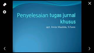 part 1 penyelesaian jurnal khusus