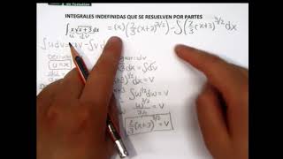 Integrales por partes