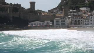 Llevantada - Tossar de Mar -Part 1 Costa Brava - Tossa -  Temporal - Waves - 2015 -  Big Waves