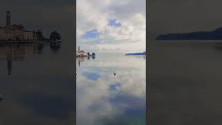 Magica atmosfera al lago di Garda Italy