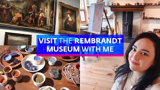 VISIT REMBRANDT MUSEUM HOUSE WITH ME / Amsterdam Vlog 4