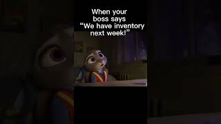 Big whoop 🙌 #zootopia #work #job #inventory #disney #capcut #memes #shorts