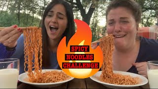 NO ASMR | SPICY NOODLES CHALLENGE CON @isa_asmr 🔥🌶