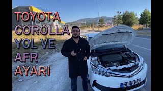 TOYOTA COROLLA 1.33 MOTOR LPG MONTAJI, YOL VE AFR AYARI