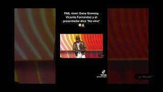 VICENTE FERNANDEZ ganó un GRAMMY y el presentador dice "No vino"😔