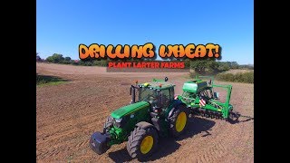 Drilling Wheat 2019 - John Deere 6155R - Plant Larter Farms