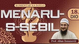 Komentar na djelo "Menaru-s-Sebil". 18. Čas. Radnje koje kvare abdest. Altan Zenunović, prof.