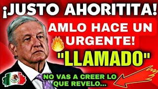 🔥¡AMLO YA NO PUDO AGUANTAR MAS! (ESCUCHA LO QUE ACABA DE ANUNCIAR)MUCHA ATENCION