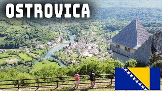 CAN'T BELIEVE WE FOUND THIS CASTLE!-VISITING OSTROVICA OLD TOWN