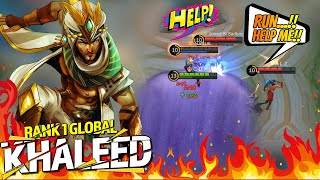 Do You Want Kill Me?? | Khaleed Build 2021 | Khaleed Top 1 Global ~ MLBB