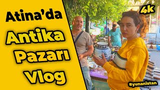 "Antika Tutkunlarına Özel: Atina'daki Pazarda Bulduğumuz Eşsiz ve Değerli Parçalar!" 4K