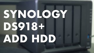 Synology DS918+ Adding Extra Drives (FAIL)