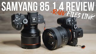 Samyang 85mm f1.4 Review | Compared to the Sony 85mm f1.4 GM | RAW Files Download