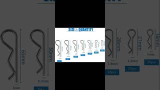 BESTYCHAO 100pcs Stainless Steel Cotter#shortvideo