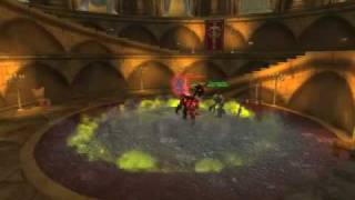 World of Warcraft: Death Knight owning Herod in Scarlet Monastery