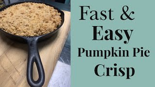 Pumpkin Pie Crisp Recipe From Scratch