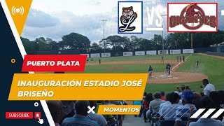 Inaguración José Briceño Duelo Tigres vs Gigantes, sucede algo inesperado.