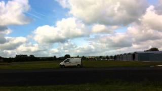 TIGER MOTH TAKE OFF @ HENSTRIDGE 16.5.11