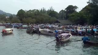 Karon beach, boat , Koh Lanta