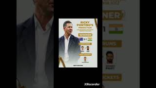 Ricky Ponting prediction for BGT