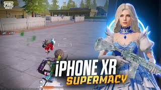 iPhone XR 😍 Smooth+60 FPS Gameplay🔥| 4 Finger + Gyro | iPhone XR Pubg Test 2024