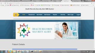 Health Records Security Alert From Admin Side