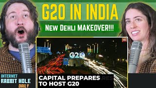 Dehli G20 Makeover REACTION | Plants, Fountains, Sculptures Set Up To Beautify Delhi For G20 Summit