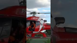 Helicóptero dos Bombeiros decolando 🚁  #aeroplane #helicopter #helicopters #video #aviation