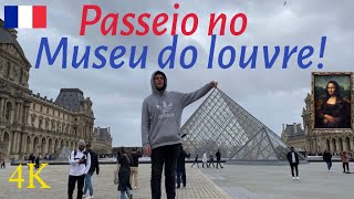 4K Passeio no museu do Louvre em Paris na França.2022. Monalisa!